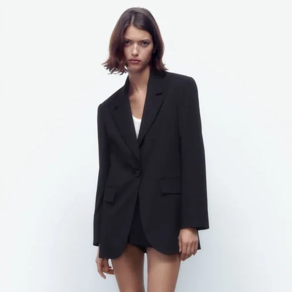 【新品未使用タグ付き】ZARA OVERSIZE BLAZER 新品未使用タグ付き ZARA オーバーサイズ ブレザー Mサイズ
